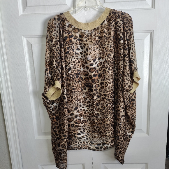 Mirror Image - Leopard Print Top Medium - NWT - Picture 2 of 10